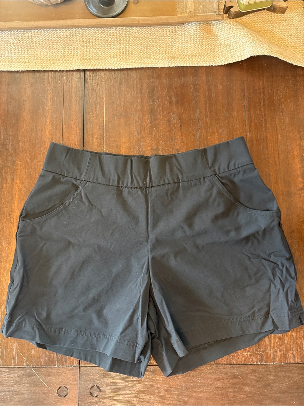 Women's Black Columbia Black Athletic Shorts - Stretch Performance